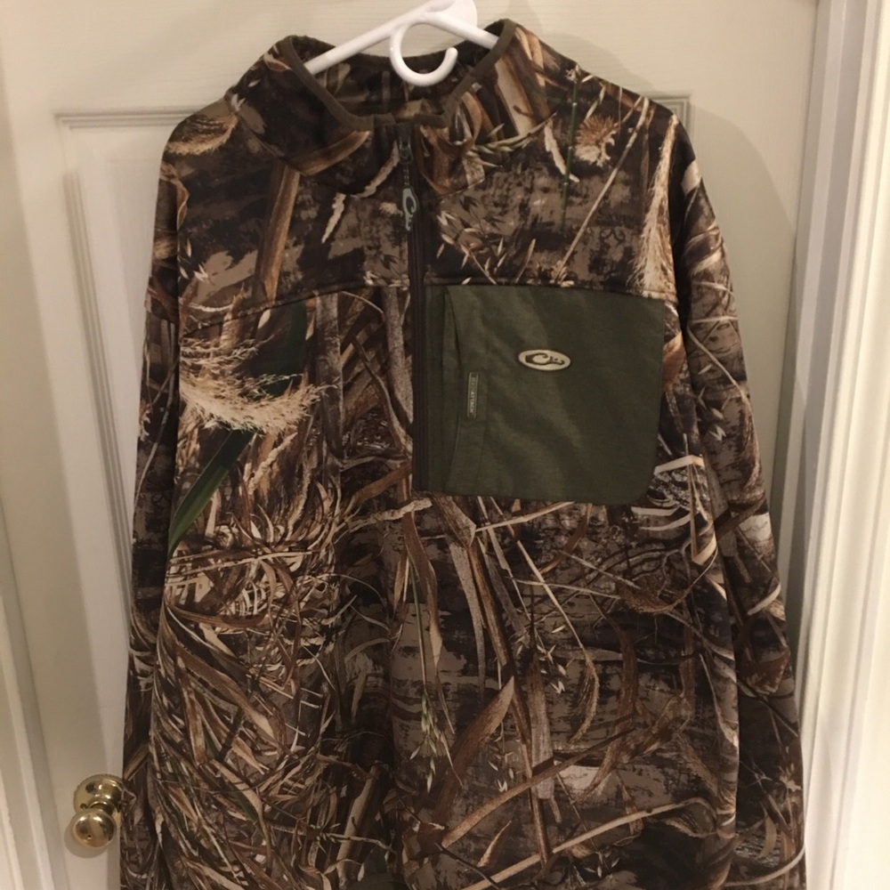 Drake Camo EST Endurance Wader Jacket with Olive Magnetic Chest Pocket Size-3XL